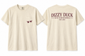 Dizzy Duck Heritage Tee-Ivory/Maroon
