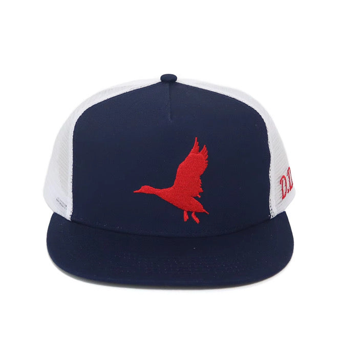 Duck Collection Hats - Navy/Red
